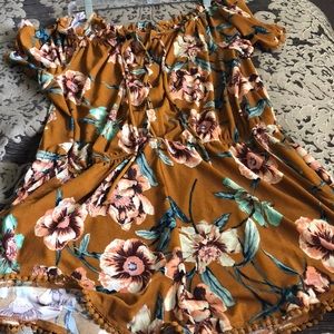 Off the shoulder romper!!